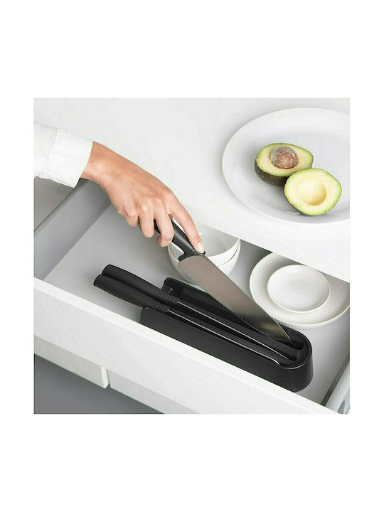 Brabantia Σετ Μαχαίρια με Βάση από Ανοξείδωτο Ατσάλι 3τμχ