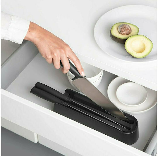 Brabantia Tasty Σετ Μαχαίρια με Βάση από Ανοξείδωτο Ατσάλι 3τμχ