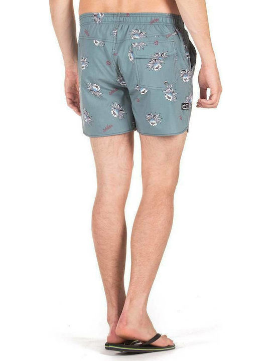 Emerson Men's Swimwear Shorts Olive Floral