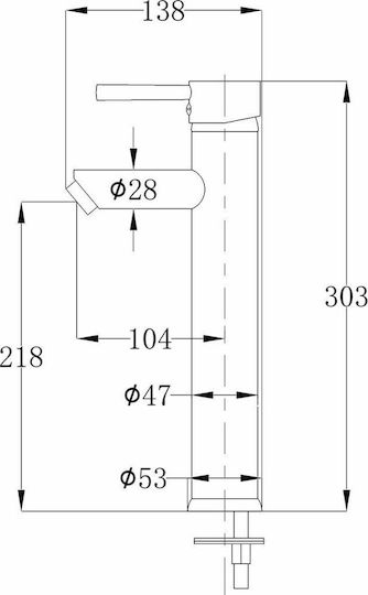 vidaXL Πάγκος με Νιπτήρα & Καθρέπτη Μ40xΒ34xΥ20cm Δρυς