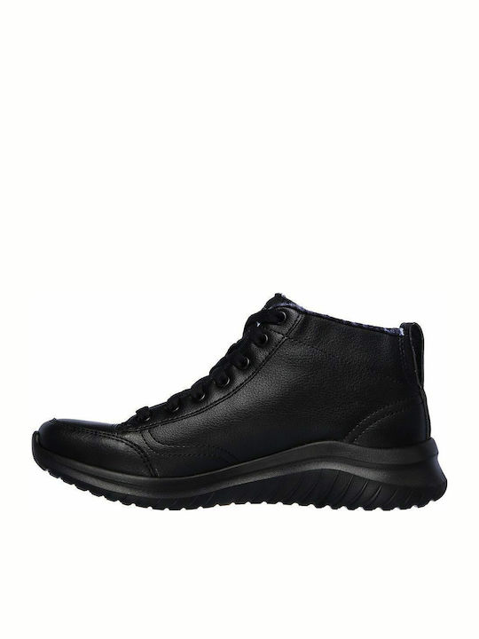 Ultra Flex 2.0 Leder Damen Stiefeletten Schwarz