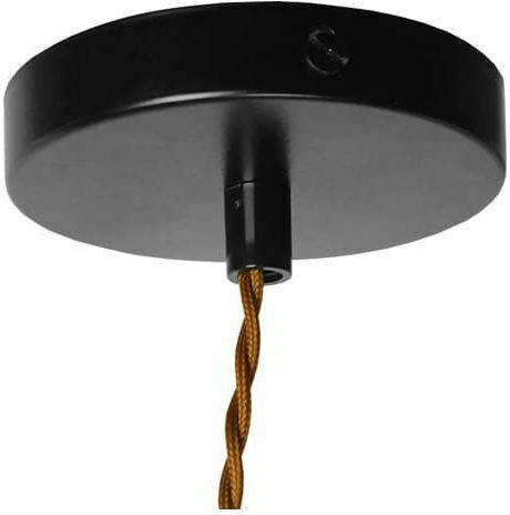 GloboStar Spout Hängelampe Schwarz mit Fassung E27 5x7.5x20cm.