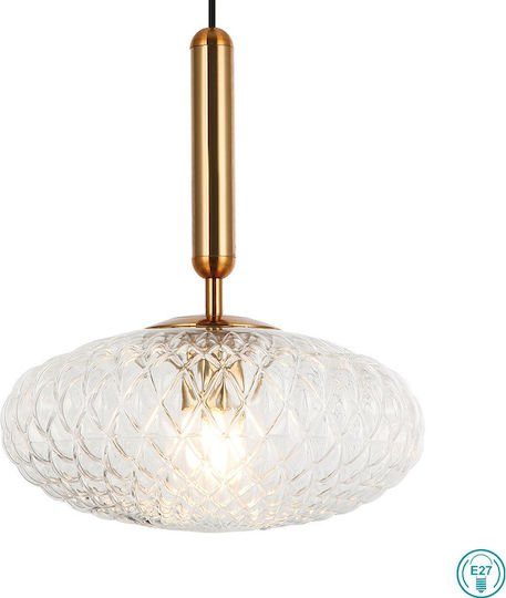 Viokef Ester Κρεμαστό Φωτιστικό Μελί 29.5x300εκ.