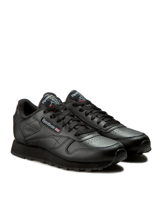 Classic Leather Sneakers Intense Black