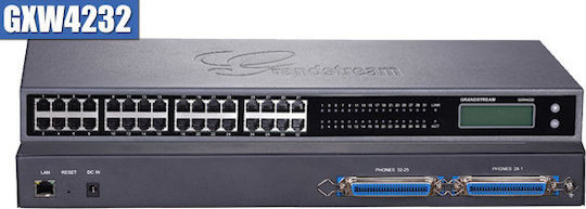 Grandstream GXW4232 Gateway VoIP cu 32 porturi FXS și 1 porturi Ethernet