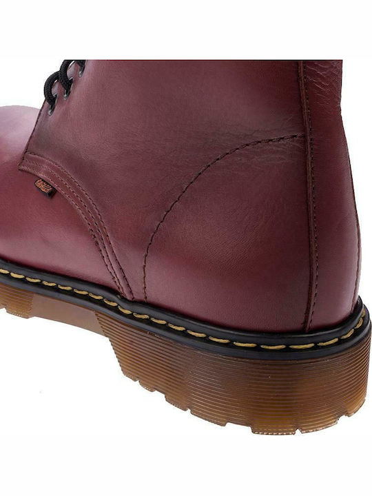 Ghete Dama Bocanci Din Piele Burgundy