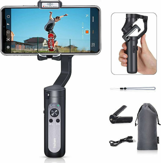Hohem iSteady X Gimbal Κινητού με Σταθεροποιητή 3 Αξόνων και 8 ώρες λειτουργίας Μαύρο