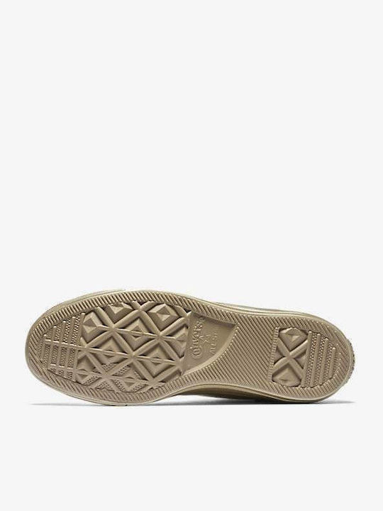 Chuck Taylor All Star Metallic Rubber Μποτάκια Χρυσά