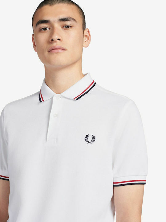 Herrenblusen Kurzarm Polo T-Shirt Weiß