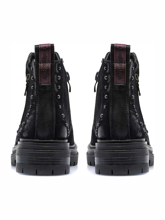 Women's Suede Boots Black