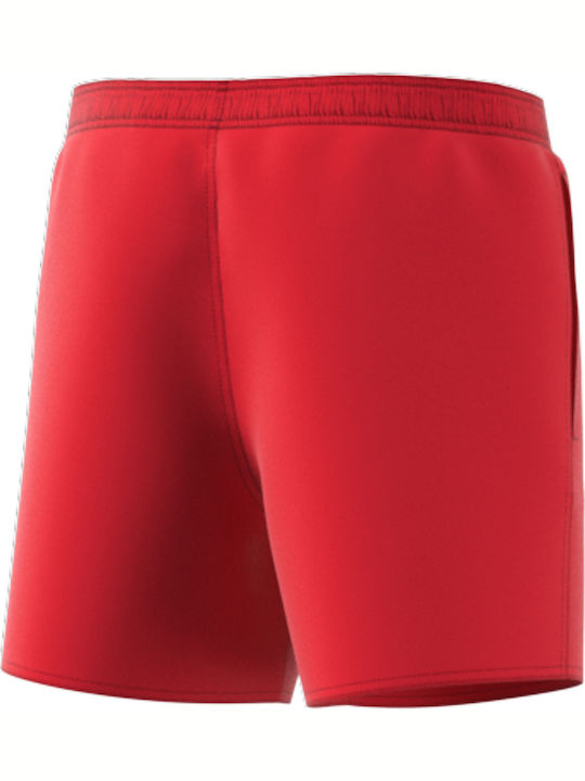 Solid Men's Swimwear Shorts Red