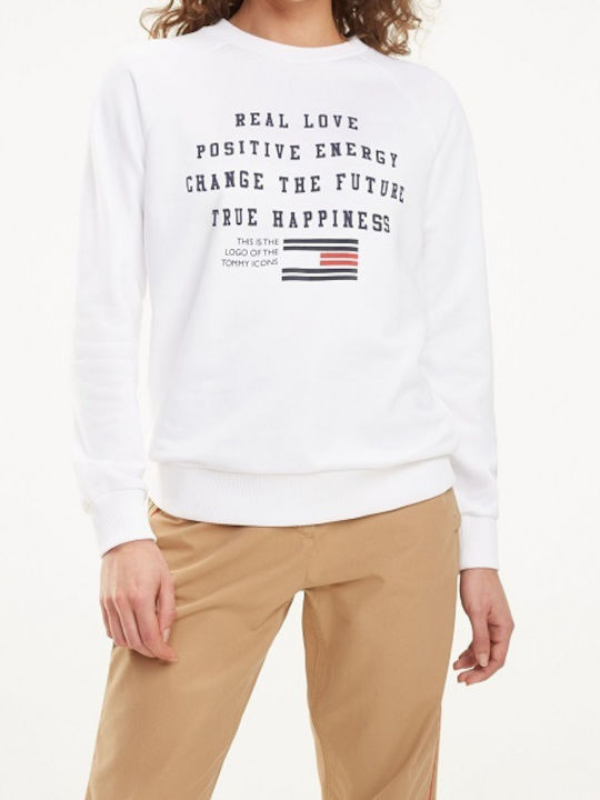 Damen Sweatshirt Weiß