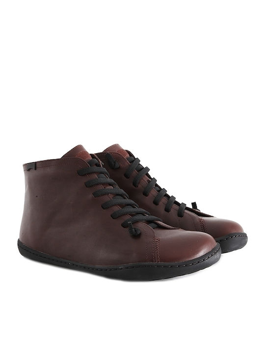 Camper Peu Cami Boots Burgundy