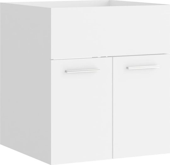 vidaXL Countertop with Sink L41xW38.5xH46cm White