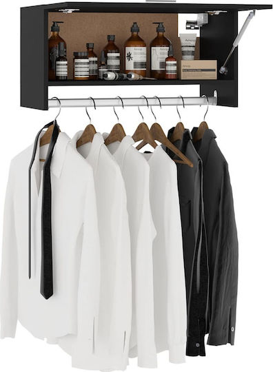 vidaXL Badezimmerschrank B70xT32.5xH35cm Schwarz
