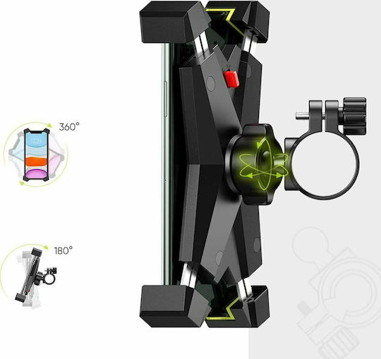 Ugreen Bicycle Mobile Phone Holder 4.6" - 6.5" Black