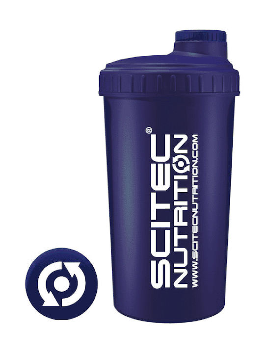 Scitec Nutrition Plastic Protein Shaker 700ml Blue