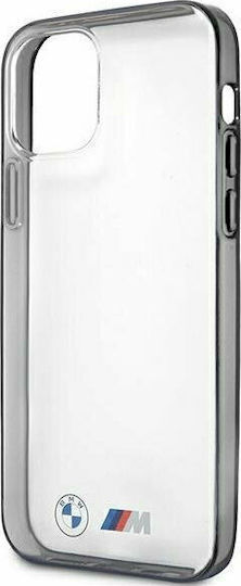 BMW Sandblast Umschlag Rückseite Silikon Transparent (iPhone 12 mini)