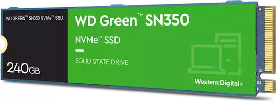 Western Digital Green SN350 SSD 240GB M.2 NVMe PCI Express 3.0 WDS240G2G0C