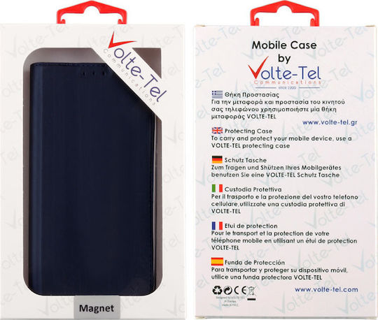 Volte-Tel 7C 5.99" MAGNET Книга Изкуствена кожа Син (Huawei Y7 2018/Y7 Prime 2018)