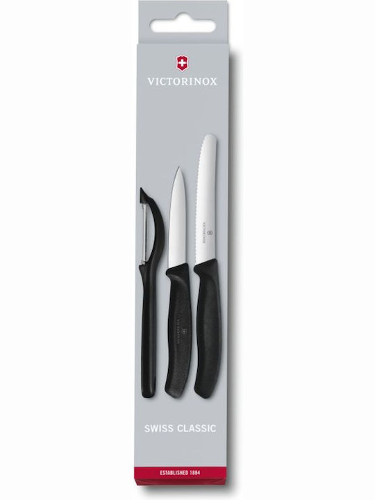 Victorinox Swiss Classic Knife Set from Stainless Steel 3pcs