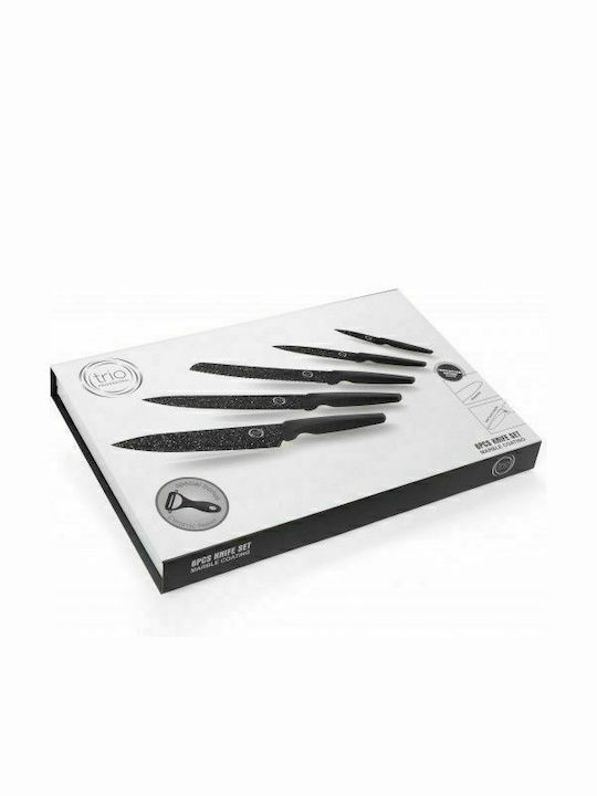 Cryspo Trio Pro-X Σετ Μαχαίρια από Ανοξείδωτο Ατσάλι 6τμχ