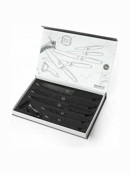 Cryspo Trio Pro-X Σετ Μαχαίρια από Ανοξείδωτο Ατσάλι 6τμχ