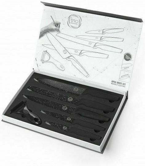Cryspo Trio Pro-X Σετ Μαχαίρια από Ανοξείδωτο Ατσάλι 6τμχ