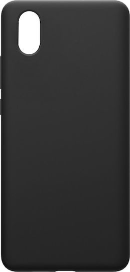 Matt Back Cover Σιλικόνης 1.2mm Μαύρο (iPhone XR)