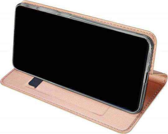 Dux Ducis Skin Pro Книга Изкуствена кожа Розово злато (Huawei Mate 20 Pro)