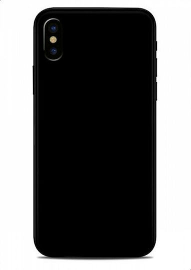 Matt Back Cover Σιλικόνης 1.2mm Μαύρο (iPhone XR)