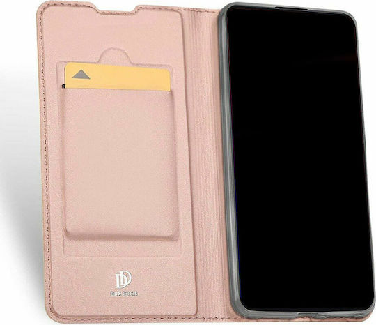 Dux Ducis Skin Pro Книга Изкуствена кожа Розово злато (Huawei Mate 20 Pro)