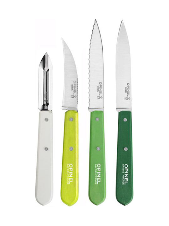 Opinel Essential Primavera Set Cuțite din Oțel Inoxidabil 001709 4buc