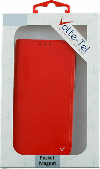 Volte-Tel Pocket Magnet Book Synthetic Leather Red (Huawei Mate 20 Lite)