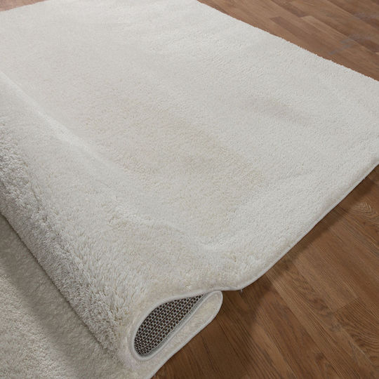 Balsan Teppich Rechteckig Synthetisch,Polyester/Cotton/Leather White