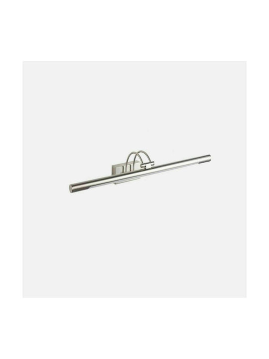 Inlight 1044-B Nickel Matte Classic Lamp Wall with Integrated LED and Warm White Light Silver 45cm