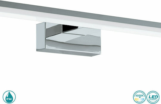 Eglo Pandella1 Modern Lamp Bathroom with Integrated LED and Natural White Light Silver 78x4x4cm