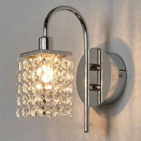 Eglo Almonte Vintage Lamp Bathroom with Socket G9 Silver 17x11cm