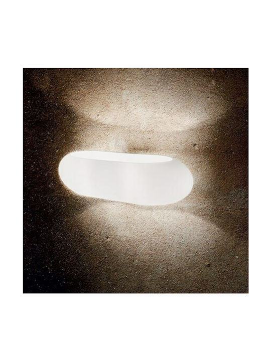 Ideal Lux Moris AP2 Modern Lamp Wall with Socket G9 White 28x10x6.5cm