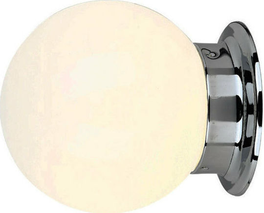 Aca Capri Modern Lamp Wall with Socket E27 White 15x17cm