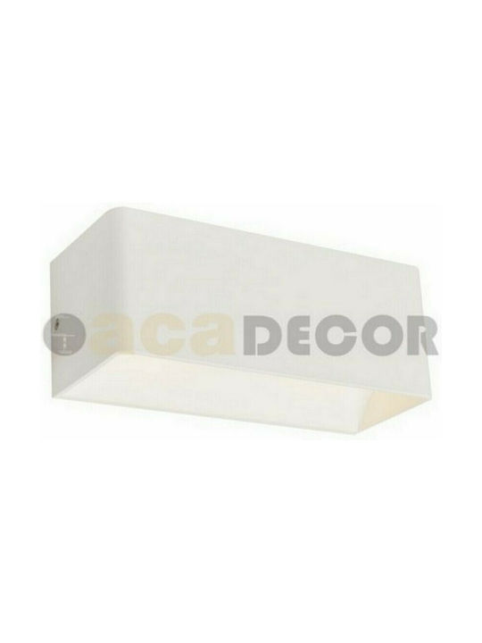 Aca Nephele Φωτιστικό Τοίχου LED Λευκό 25x10x10εκ. Aca Nephele Φωτιστικό Τοίχου LED Λευκό 25x10x10εκ.
