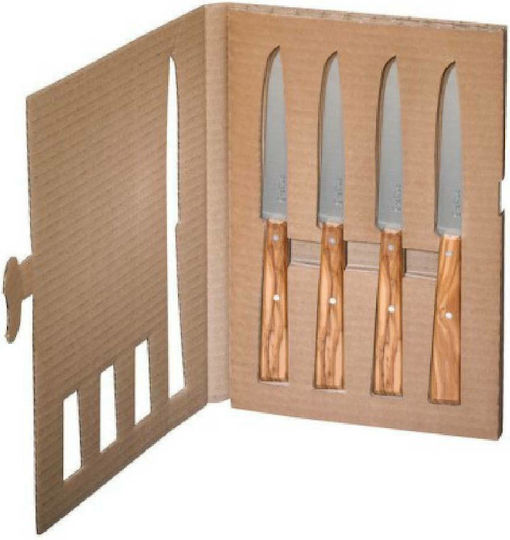 Opinel N° 125 Bon Appetit Esprit Sud Knife Set Made Of Stainless Steel 11cm 4 Pieces