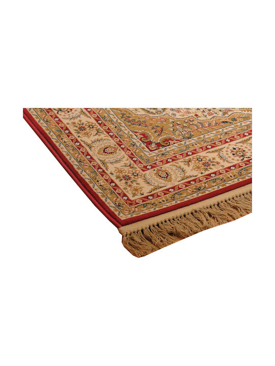 Klonaras 217 Rug Rectangular with Fringes Orian Red