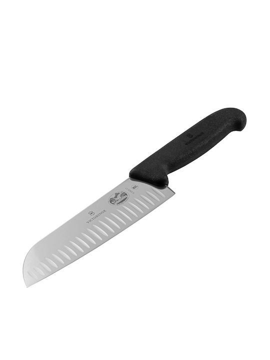 Victorinox Fibrox Μαχαίρι Santoku από Ανοξείδωτο Ατσάλι 17cm