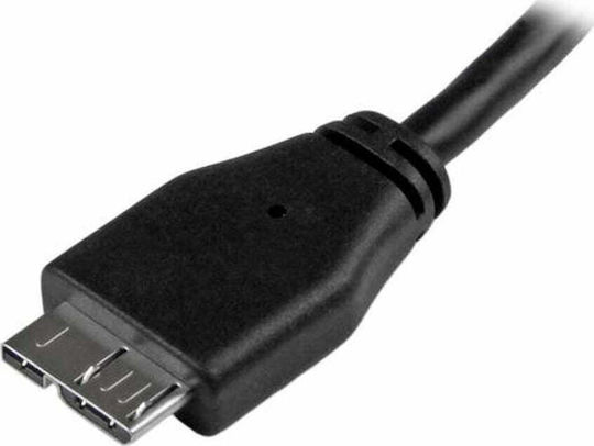 StarTech Regulär USB 3.0 auf Micro-USB-Kabel Schwarz 0.15m (USB3AUB15CMS) 1Stück