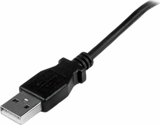StarTech Regular USB 2.0 to micro USB Cable Μαύρο 2m (USBAUB2MU)