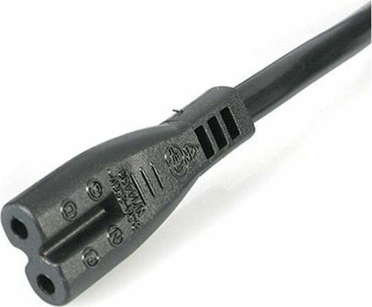 StarTech Type G (UK) / IEC C7 - IEC C7 Cable 1m Μαύρο PXTNB2SUK1M