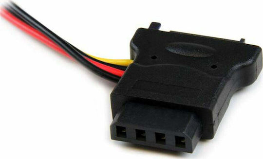 StarTech Molex cu 4 pini - 15-Pin Sata Cablu 0.15m Multicolor (LP4SATAFM2L)