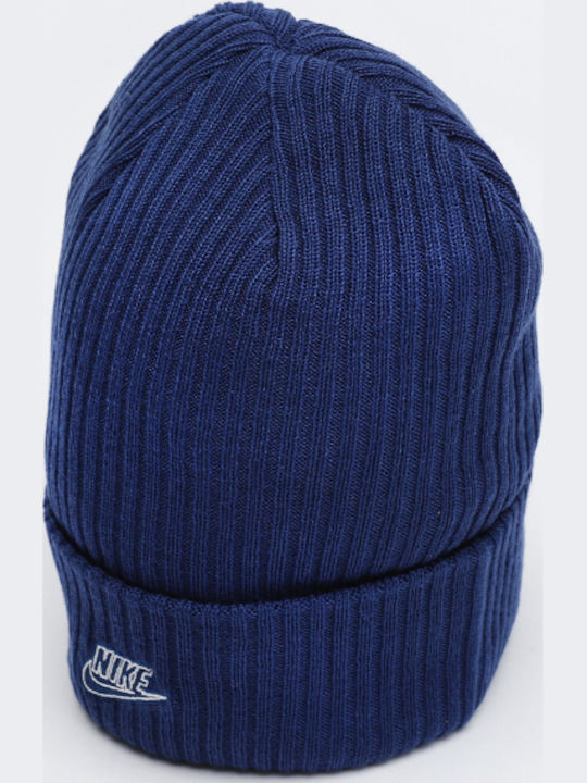 Sportswear Fisherman Beanie Ανδρικός Σκούφος με Rib Πλέξη σε Μπλε χρώμα
