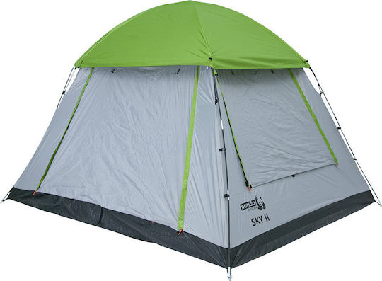 Panda Sky II Σκηνή Camping Πράσινη 3 Εποχών για 4 Άτομα 240x300x190εκ.